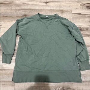 Aerie Green Sweatshirt Size Small